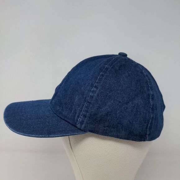 K Accessories Men's Strapback Hat Blue Size OSFM Denim Blank - Picture 3 of 7